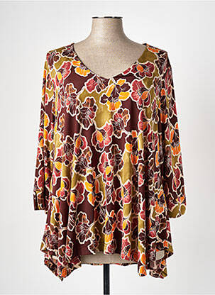 Tricou mâneci 3/4 mâneci 3/4 galben JORGIE PARIS femeie