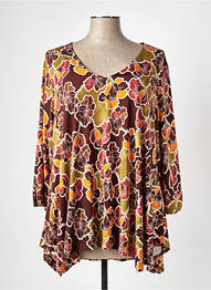 Tricou mâneci 3/4 mâneci 3/4 galben JORGIE PARIS femeie