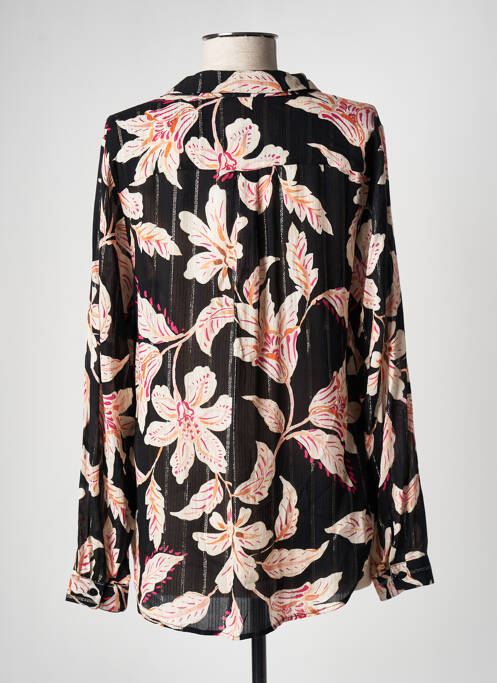 Cămașă imprimeu floral mâneci lungi negru LES P'TITES BOMBES femme
