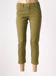 Pantalon chino talie joasă talie joasă verde PAKO LITTO femme