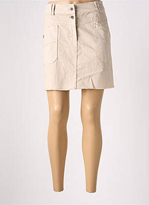 Fustă scurtă bej PAKO LITTO femeie