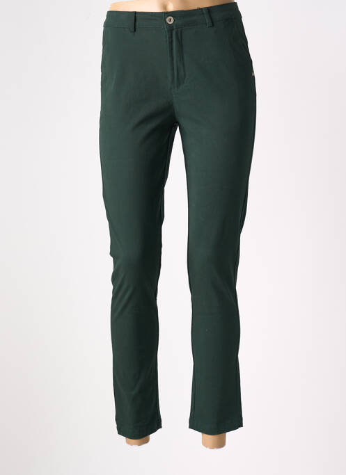 Pantalon chino verde SARAH JOHN femeie