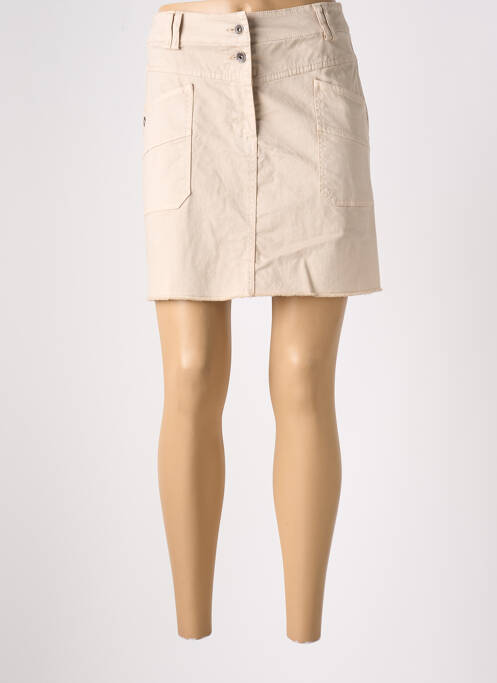 Fustă scurtă bej PAKO LITTO femeie