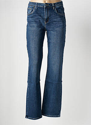 Blugi cu croială dreaptă albastru TOXIK3 femeie