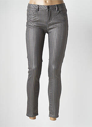 Blugi skinny gri TOXIK3 femeie