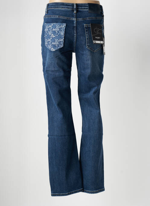 Blugi cu croială dreaptă albastru TOXIK3 femeie