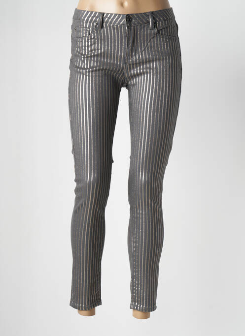 Blugi skinny gri TOXIK3 femeie