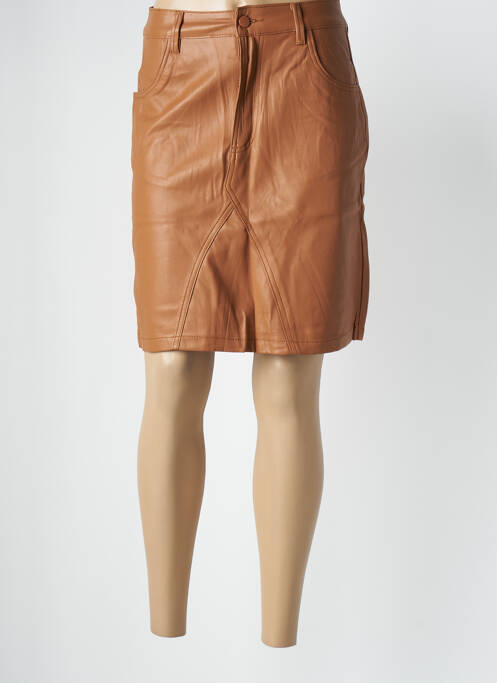 Fustă scurtă maro TOXIK3 femeie