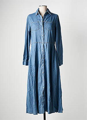 Rochie lungă albastru PLACE DU JOUR femeie