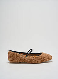 Balerine vârf rotund toc plat până la 3 cm maro IDEAL SHOES femeie