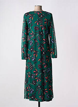 Rochie lungă mâneci lungi mâneci lungi verde STREET ONE femeie