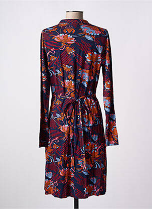 Rochie midi imprimeu floral mâneci lungi albastru LA FIANCEE DU MEKONG femeie