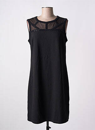 Rochie scurtă fără mâneci fără mâneci negru CHRISTINE LAURE femeie