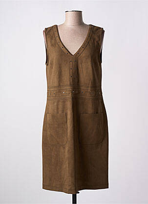 Rochie midi verde CHRISTINE LAURE femeie