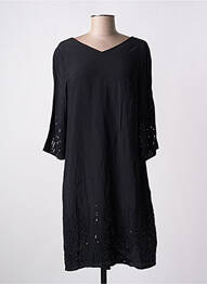 Rochie midi croială fluidă mâneci 3/4 negru STREET ONE femeie