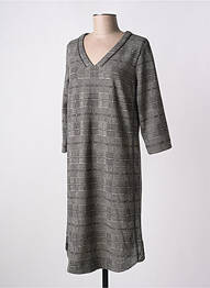 Rochie midi mâneci 3/4 mâneci 3/4 negru C'EST BEAU LA VIE femme