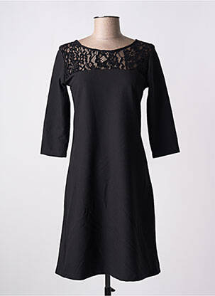 Rochie scurtă mâneci 3/4 mâneci 3/4 negru LILI & CAROLINE femeie