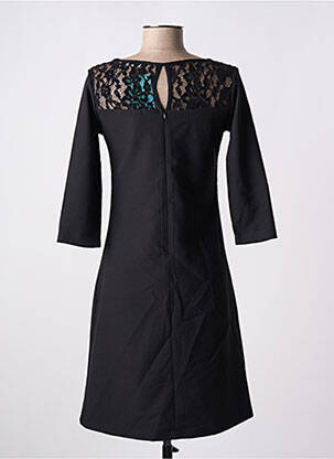 Rochie scurtă mâneci 3/4 mâneci 3/4 negru LILI & CAROLINE femeie