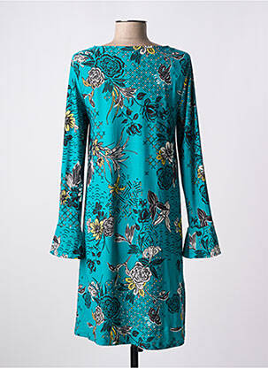 Rochie scurtă mâneci lungi mâneci lungi verde LA FIANCEE DU MEKONG femeie