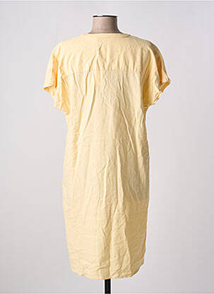 Rochie midi mâneci scurte mâneci scurte galben B.YOUNG femeie