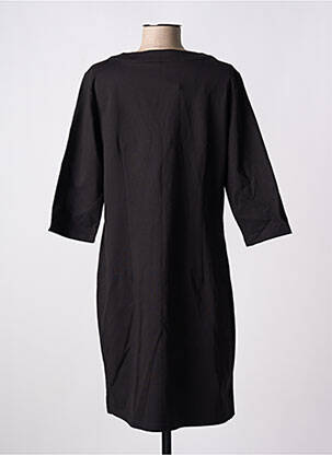 Rochie midi mâneci 3/4 mâneci 3/4 negru JULIE GUERLANDE femeie