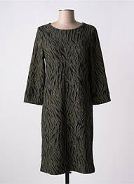 Rochie midi mâneci 3/4 mâneci 3/4 verde GEISHA femeie
