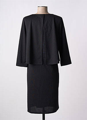 Rochie scurtă mâneci 3/4 mâneci 3/4 negru DIANE LAURY femeie
