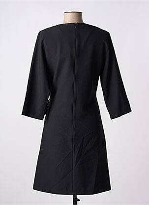 Rochie scurtă mâneci 3/4 mâneci 3/4 negru LILI & CAROLINE femeie
