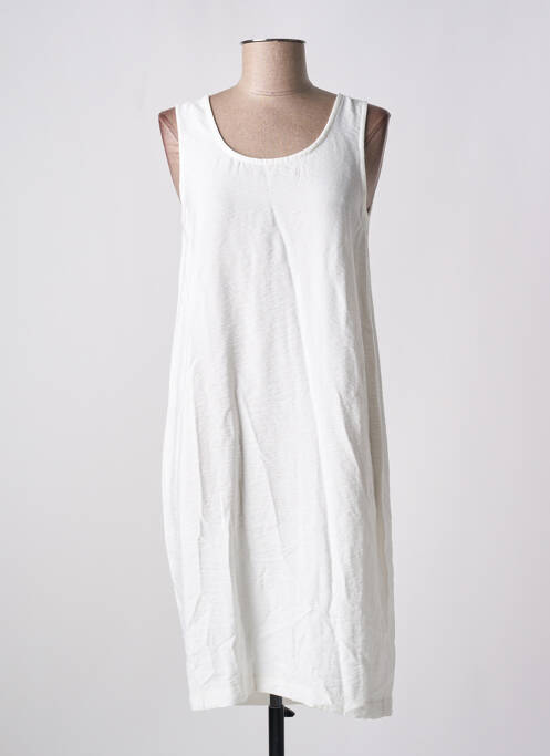 Rochie midi alb POISSONS BLANCS femeie