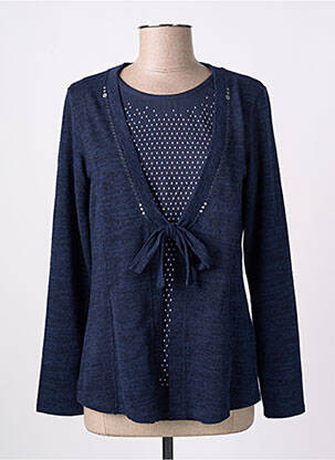 Pulover albastru KALISSON femeie