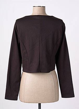 Jachete casual guler rotund maro DIANE LAURY femeie
