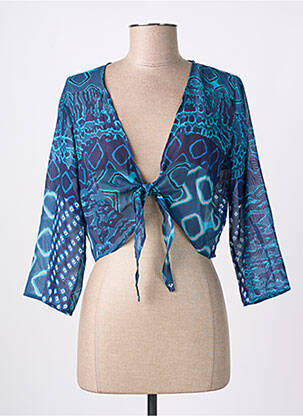 Bolero albastru CHRISTINE LAURE femeie