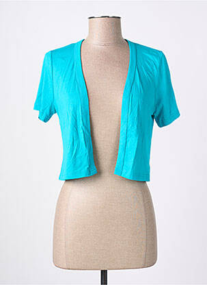 Vestă cu mâneci scurte albastru CHRISTINE LAURE femeie