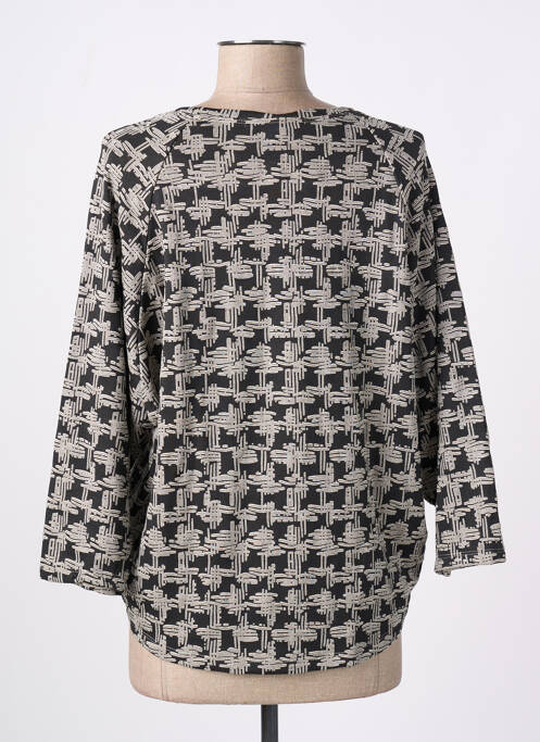 Tricou negru POISSONS BLANCS femeie