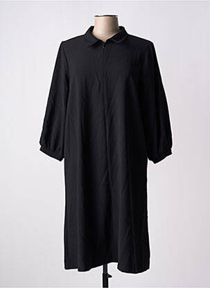 Rochie midi mâneci 3/4 mâneci 3/4 negru GEISHA femeie
