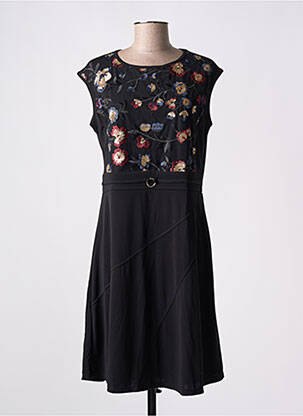 Rochie midi fără mâneci fără mâneci negru CHRISTINE LAURE femeie