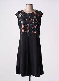 Rochie midi fără mâneci fără mâneci negru CHRISTINE LAURE femme