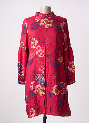 Rochie scurtă mâneci lungi mâneci lungi roz LA FIANCEE DU MEKONG femeie