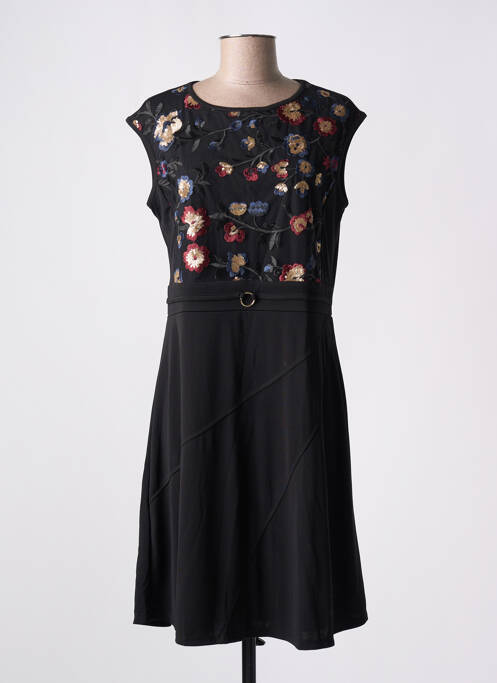Rochie midi negru CHRISTINE LAURE femeie