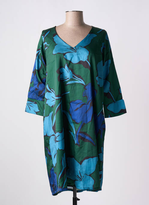 Rochie midi albastru POISSONS BLANCS femeie