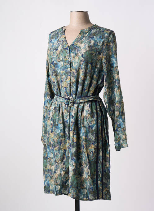 Rochie midi albastru JULIE GUERLANDE femeie