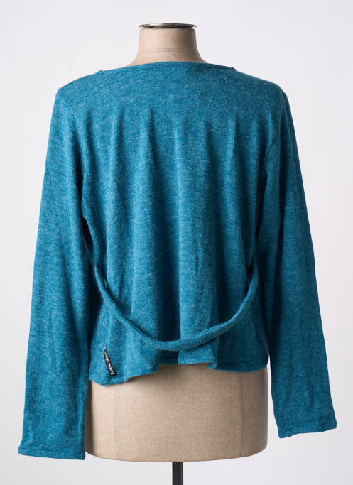 Vestă cu mâneci lungi verde POISSONS BLANCS femeie