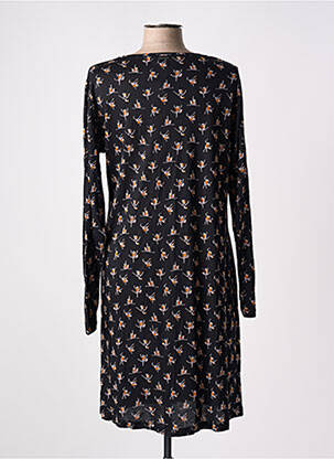Rochie midi imprimeu fantezie mâneci lungi negru AGATHE & LOUISE femeie