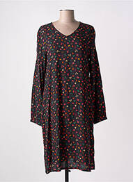 Rochie midi croială fluidă mâneci lungi negru AGATHE & LOUISE femeie