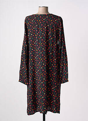 Rochie midi croială fluidă mâneci lungi negru AGATHE & LOUISE femeie