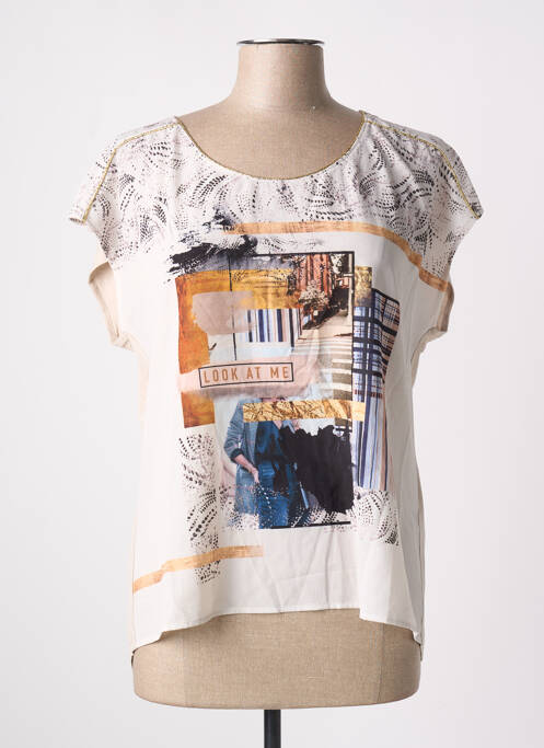 Top bej JULIE GUERLANDE femeie