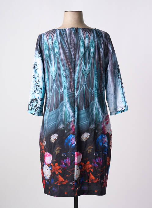 Rochie midi albastru LINEA FRESCA femeie