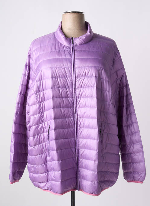 Geacă matlasată buzunare fără glugă violet CISO femme