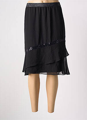 Fustă midi negru CHRISTINE LAURE femeie