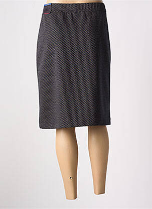 Fustă midi elasticitate negru TONI DRESS femeie